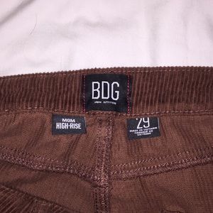 BDG high rise corduroy mom jeans.